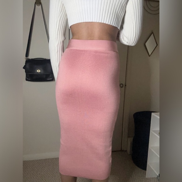 Bodycon midi skirt - Picture 3 of 5